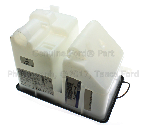 E7TZ17618B - Body: Washer Reservoir for Ford: Bronco, Bronco II, Explorer, F-150, F-250, F-250 HD, F-350, F-Super Duty, Ranger Image