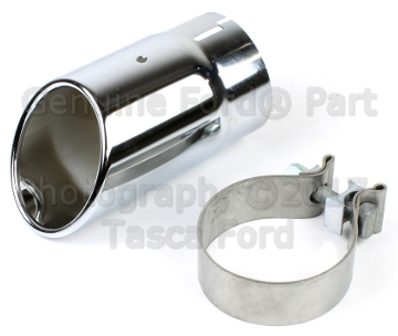 5R3Z5K238BA - Exhaust: V8 Chrome Exhaust Tips for Ford: Mustang Image