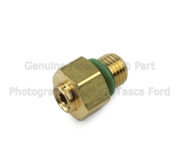 F65Z19D644AA - HVAC: Pressure Valve for Ford: Contour, Crown Victoria, E-150, E-150 Econoline, E-150 Econoline Club Wagon, E-250, E-250 Econoline, E-350 Econoline, E-350 Econoline Club Wagon, E-350 Super Duty, E-450 Super Duty, Escape, Escort, Excursion, Expedition, Explorer, Explorer Sport, Explorer Sport Trac, F-150, F-150 Heritage, F-250, F-250 HD, F-250 Super Duty, F-350 Super Duty, Fiesta, Flex, Focus, Freestar, Mustang, Ranger, Taurus, Taurus X, Thunderbird, Windstar | Lincoln: Blackwood, LS, Mark LT, MKS, MKT, Navigator, Town Car | Mercury: Cougar, Grand Marquis, Mariner, Monterey, Mystique, Sable, Tracer, Villager Image