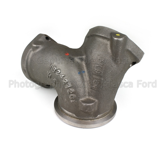 F81Z6K854DA - Engine: Exhaust Pipe for Ford: E-350 Club Wagon, E-350 Econoline, E-350 Econoline Club Wagon, E-350 Super Duty, E-450 Econoline Super Duty, E-450 Super Duty, E-550 Econoline Super Duty, E-550 Super Duty, Econoline Super Duty, Excursion, F-250, F-250 HD, F-250 Super Duty, F-350, F-350 Super Duty, F-450 Super Duty, F-550 Super Duty, F-Super Duty Image