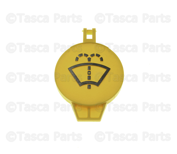 5189351AA - Electrical: Washer Reservoir Cap for Chrysler: 200, 300, Sebring, Town &amp; Country | Dodge: Avenger, Caliber, Challenger, Charger, Grand Caravan | Jeep: Commander, Compass, Grand Cherokee, Patriot Image