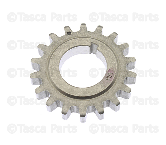 10128346 - Engine: Crankshaft Gear for Buick: Roadmaster | Cadillac: Brougham, Escalade, Fleetwood | Chevrolet: Blazer, C1500, C2500, C3500, C3500HD, Camaro, Caprice, Corvette, Express 1500, Express 2500, Express 3500, G10, G20, G30, Impala, K1500 Pickup, K2500 Pickup, K3500 Pickup, R10, R20, R2500, R30, R3500, Suburban C1500, Suburban C2500, Suburban K1500, Suburban K2500, Suburban R10, Suburban R1500, Suburban R20, Suburban R2500, Suburban V10, Suburban V1500, Suburban V20, Suburban V2500, Tahoe, V10, V20, V30, V3500 | GMC: C1500 Pickup, C2500 Pickup, C3500 Pickup, C3500HD, G1500, G2500, G3500, Jimmy, K1500 Pickup, K2500 Pickup, K3500 Pickup, R1500 Pickup, R2500 Pickup, R3500 Pickup, Savana 1500, Savana 2500, Savana 3500, Suburban C1500, Suburban C2500, Suburban K1500, Suburban K2500, Suburban R1500, Suburban R2500, V1500, V1500 Suburban, V2500, V2500 Suburban, V3500, Yukon | Oldsmobile: Custom Cruiser | Pontiac: Firebird Image
