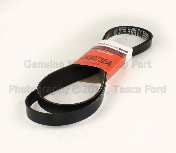 4L5Z8620EA - Cooling System: Serpentine Belt for Ford: Explorer, Explorer Sport, Explorer Sport Trac, Ranger | Mercury: Mountaineer Image