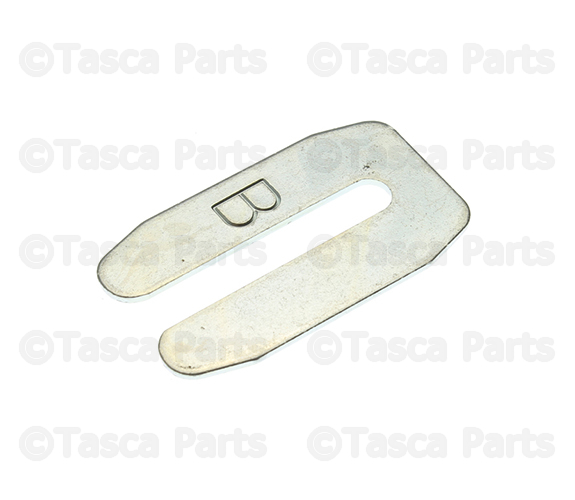 55075483 - Doors and Related Parts: Door Latch Striker Spacer for Chrysler: 300M, Concorde, PT Cruiser | Dodge: Dakota, Durango, Intrepid, Magnum, Ram 1500, Ram 2500, Ram 3500 | Jeep: Cherokee, Commander, Compass, Grand Cherokee, Liberty, Patriot, Wrangler Image