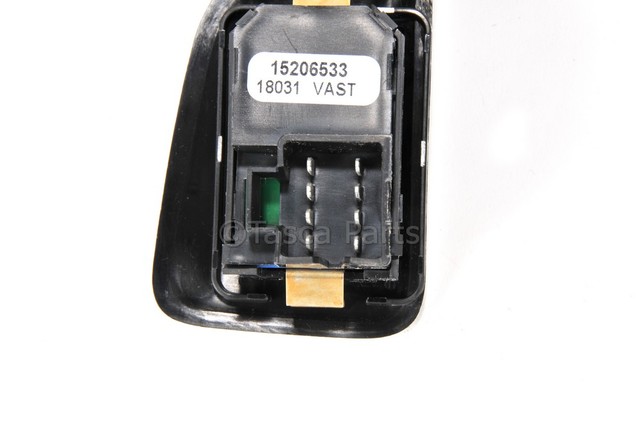 15206533 - Electrical: Window Switch for Cadillac: Escalade, Escalade ESV, Escalade EXT | Chevrolet: Avalanche 1500, Avalanche 2500, Silverado 1500, Silverado 1500 Classic, Silverado 1500 HD, Silverado 1500 HD Classic, Silverado 2500, Silverado 2500 HD, Silverado 2500 HD Classic, Silverado 3500, Silverado 3500 Classic, Silverado 3500 HD, Suburban 1500, Suburban 2500, Tahoe | GMC: Sierra 1500, Sierra 1500 Classic, Sierra 1500 HD, Sierra 1500 HD Classic, Sierra 2500, Sierra 2500 HD, Sierra 2500 HD Classic, Sierra 3500, Sierra 3500 Classic, Sierra 3500 HD, Yukon, Yukon XL 1500, Yukon XL 2500 Image