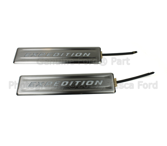 8L1Z78132A08A - Exterior: Illuminated Door Sills, Stainless Steel for Ford: Expedition Image