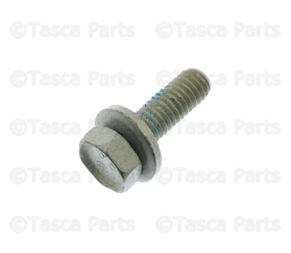 6510013AA - Engine: Hex Head Bolt And Washer for Chrysler: 300, Pacifica, Voyager | Dodge: Challenger, Charger, Durango | Jeep: Cherokee, Gladiator, Grand Cherokee, Grand Cherokee L, Grand Wagoneer, Wagoneer, Wrangler | Ram: 1500, 1500 Classic, 2500, 3500, ProMaster 1500, ProMaster 2500, ProMaster 3500, ProMaster EV Image