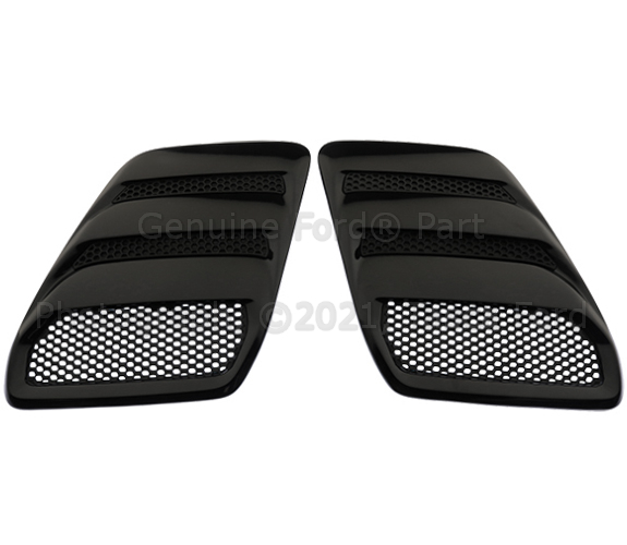 VJR3Z16C630D - Exterior: Louvers - Hood - Gloss Black for Ford: Mustang Image