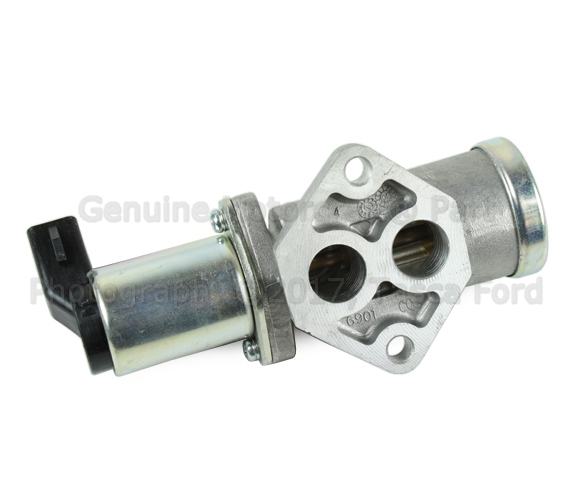 E9AZ9F715BA - Fuel System: Fuel Injection Idle Air Control Valve for Ford: Country Squire, F-150, LTD Crown Victoria, Mustang, Thunderbird | Lincoln: Continental, Mark VII, Town Car | Mercury: Capri, Colony Park, Cougar, Grand Marquis Image