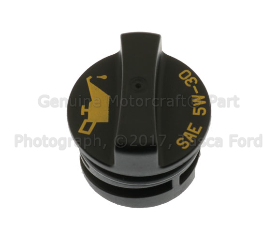 EC791 - Engine: Motorcraftâ„¢ Filler Cap for Ford: Bronco, Bronco Sport, E-350 Super Duty, E-450 Super Duty, Edge, Escape, Expedition, Explorer, F-150, F-250 Super Duty, F-350 Super Duty, F-450 Super Duty, F-550 Super Duty, Fusion, Maverick, Mustang, Police Interceptor Utility, Ranger, Transit-150, Transit-250, Transit-350, Transit-350 HD | Lincoln: Aviator, Continental, Corsair, MKC, MKX, MKZ, Nautilus, Navigator Image