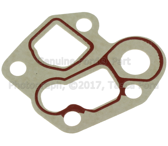 E3TZ6A636H - Cooling System: Engine Oil Filter Adapter Gasket for Ford: E-250 Econoline Club Wagon, E-350 Econoline, E-350 Econoline Club Wagon, F-250, F-250 HD, F-350, F-Super Duty Image