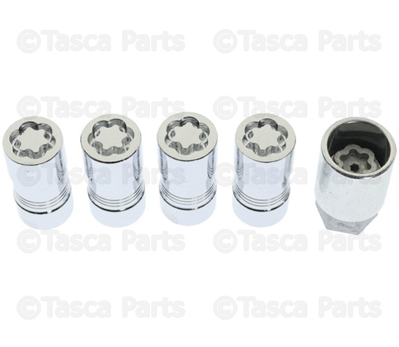 85548789 - : Thatcham Wheel Lock Kit - Chrome for Buick: Enclave | Cadillac: Escalade, Escalade ESV, LYRIQ, SRX, XT5, XT6 | Chevrolet: Silverado EV | GMC: Sierra EV Image