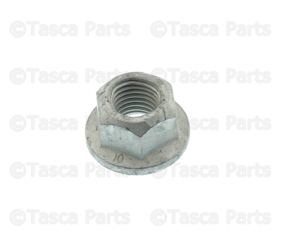 6504707 - : Hex Flange Locking Nut for Chrysler: 300M, Concorde | Dodge: Dakota, Durango, Intrepid, Nitro, Ram 1500, Ram 2500, Ram 3500 | Jeep: Commander, Grand Cherokee, Grand Wagoneer, Liberty, Wagoneer | Ram: 1500, 1500 Classic, 2500, Dakota Image