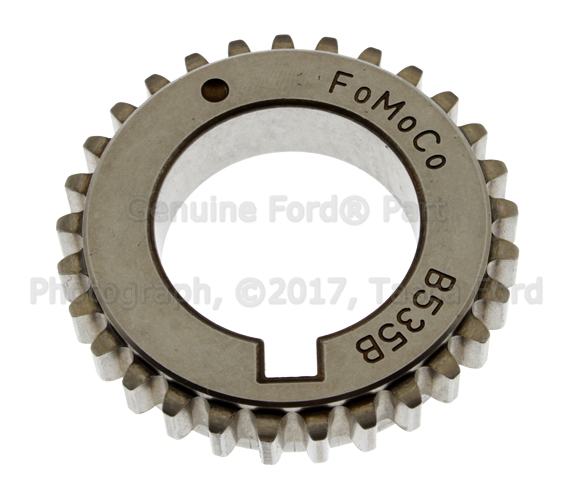 AT4Z6306A - Engine: Crankshaft Gear for Ford: Edge, Expedition, Explorer, F-150, Flex, Fusion, Mustang, Police Interceptor Sedan, Police Interceptor Utility, Taurus, Transit-150, Transit-250, Transit-350, Transit-350 HD | Lincoln: Continental, MKS, MKT, MKX, MKZ, Navigator Image