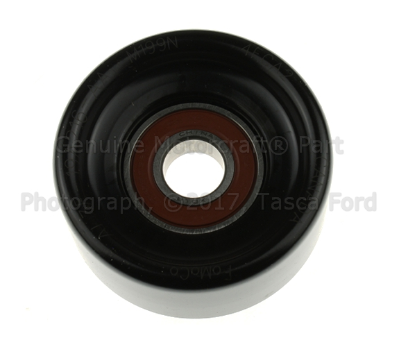 AL3Z8678A - Cooling System: Idler Pulley for Ford: F-150, F-250 Super Duty, F-350 Super Duty, Mustang Image