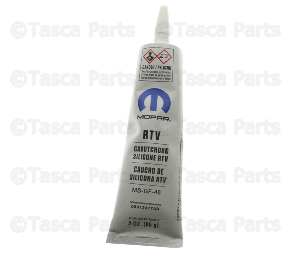 5013477AD - Front Suspension &amp; Drive: Rtv Sealant for Chrysler: Aspen | Dodge: Dakota, Durango, Nitro, Ram 1500, Ram 2500, Ram 3500 | Jeep: Cherokee, Commander, Gladiator, Grand Cherokee, Grand Cherokee L, Grand Cherokee WK, Liberty, Wrangler, Wrangler JK | Ram: 1500, 1500 Classic, Dakota Image