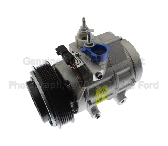 9C3Z19703B - HVAC: Compressor for Ford: F-250 Super Duty, F-350 Super Duty, F-450 Super Duty, F-550 Super Duty Image