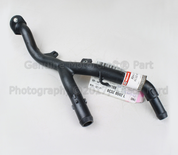 8C3Z8592L - Cooling System: Connector for Ford: F-250 Super Duty, F-350 Super Duty, F-450 Super Duty Image