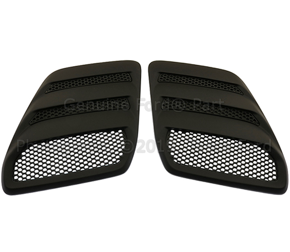 VJR3Z16C630C - Exterior: Louvers - Hood - Matte Black for Ford: Mustang Image