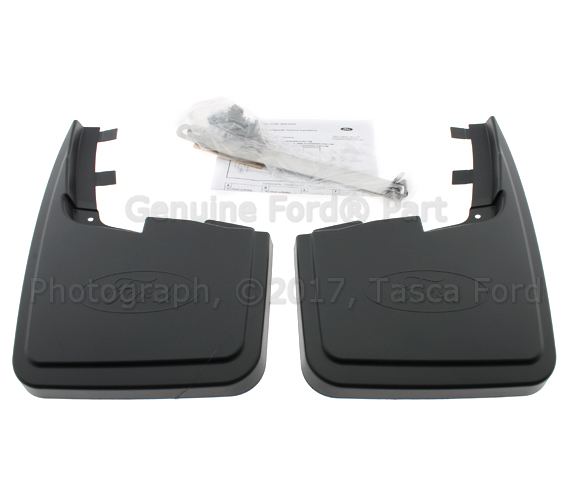 FL3Z16A550BA - Body: Splash Guards, Molded, Rear Pair for Ford: F-150 Image