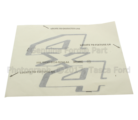 BC3Z9925622AD - : Decal Name Plate for Ford Image