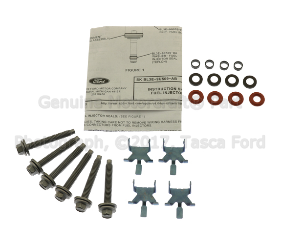 BL3Z9229C - Air &amp; Fuel Delivery: Fuel Injector O-Ring Kit for Ford: EcoSport, Edge, Expedition, F-150, Focus, Fusion, Transit-150, Transit-250, Transit-350, Transit-350 HD | Lincoln: Continental, MKX, MKZ, Nautilus, Navigator Image