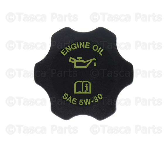 53010656AA - 2.4L Gas; Engine: Oil Filler Cap for Chrysler: PT Cruiser, Sebring | Dodge: Caravan, Neon, Stratus | Jeep: Liberty, Wrangler Image