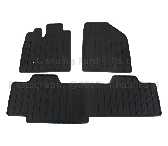 7T4Z7813300AA - Interior: Floor Mats, All Weather Set for Ford: Edge Image