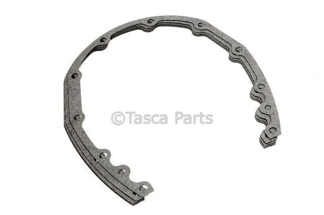 10108435 - Engine: Timing Cover Gasket for Buick: Commercial Chassis, Electra, LeSabre, Roadmaster | Cadillac: Brougham, Fleetwood | Chevrolet: Astro, Blazer, C/K Pickup, C1500, C2500, C3500, Camaro, Caprice, Corvette, El Camino, G10, G20, G30, Impala, K1500 Pickup, K2500 Pickup, K3500 Pickup, K5 Blazer, Monte Carlo, P20, P30, R10, R20, R2500, R30, R3500, S10, S10 Blazer, Suburban C10, Suburban C1500, Suburban C20, Suburban C2500, Suburban K10, Suburban K1500, Suburban K20, Suburban K2500, Suburban R10, Suburban R1500, Suburban R20, Suburban R2500, Suburban V10, Suburban V1500, Suburban V20, Suburban V2500, Tahoe, V10, V20, V30, V3500 | GMC: C1500 Pickup, C2500 Pickup, C3500 Pickup, Caballero, G1500, G2500, G3500, Jimmy, Jimmy S15, K1500 Pickup, K2500 Pickup, K3500 Pickup, P2500, P3500, R1500 Pickup, R2500 Pickup, R3500 Pickup, S15, Safari, Sonoma, Suburban C1500, Suburban C2500, Suburban K1500, Suburban K2500, Suburban R1500, Suburban R2500, Syclone, Typhoon, V1500, V1500 Suburban, V2500, V2500 Suburban, V3500, Yukon | Oldsmobile: Bravada, Custom Cruiser | Pontiac: Bonneville, Firebird, Grand Prix, Parisienne, Safari Image