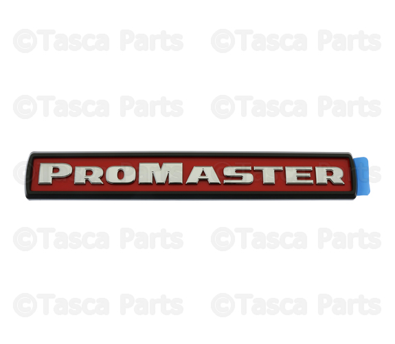 68211251AB - Exterior Ornamentation: Rear Door Nameplate for Ram: ProMaster 1500, ProMaster 2500, ProMaster 3500 Image