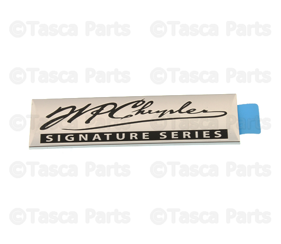 5152415AA - Exterior Ornamentation: Nameplate for Chrysler: 300, Aspen, Pacifica, PT Cruiser, Sebring, Town &amp; Country | Dodge: Avenger, Caravan, Charger, Grand Caravan, Magnum, Stratus Image