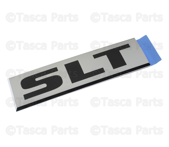 55277437AA - Exterior Ornamentation: Slt Nameplate for Dodge: Dakota, Ram 1500, Ram 2500, Ram 3500 | Ram: 1500, 1500 Classic, 2500, 3500, Dakota Image