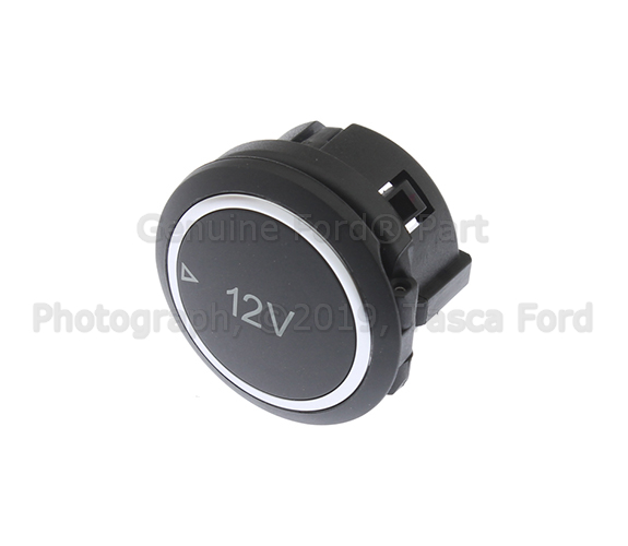 F1EZ19A487A - Electrical: 12 Volt Accessory Power Outlet Cover for Ford Image