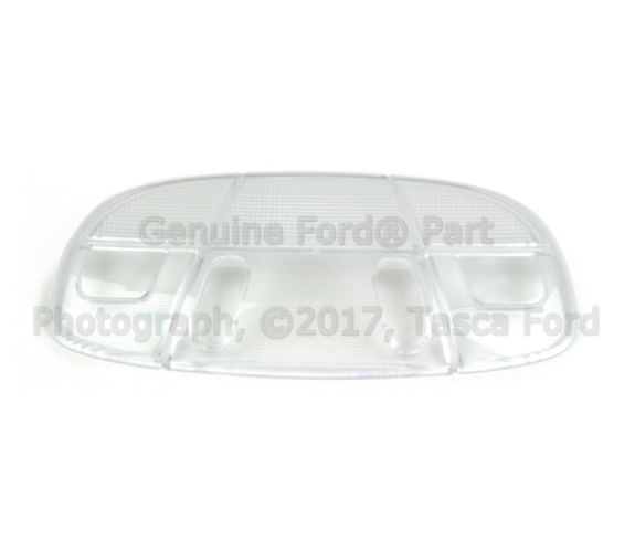 YF1Z13783AA - Body: Dome Lamp Lens for Ford: E-150, E-250, E-350 Super Duty, Edge, Expedition, Explorer, F-150, Five Hundred, Flex, Freestyle, Fusion, Taurus, Taurus X | Lincoln: Aviator, MKX, MKZ, Zephyr | Mercury: Milan, Montego, Sable Image