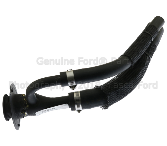 8C3Z9034RD - Fuel System: Fuel Tank Filler Neck for Ford: F-250 Super Duty, F-350 Super Duty, F-450 Super Duty, F-550 Super Duty Image