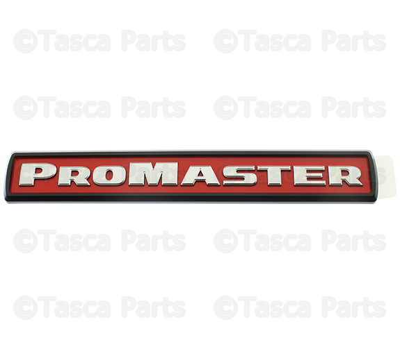 68211249AB - Exterior Ornamentation: Front Door Nameplate for Ram: ProMaster 1500, ProMaster 2500, ProMaster 3500 Image