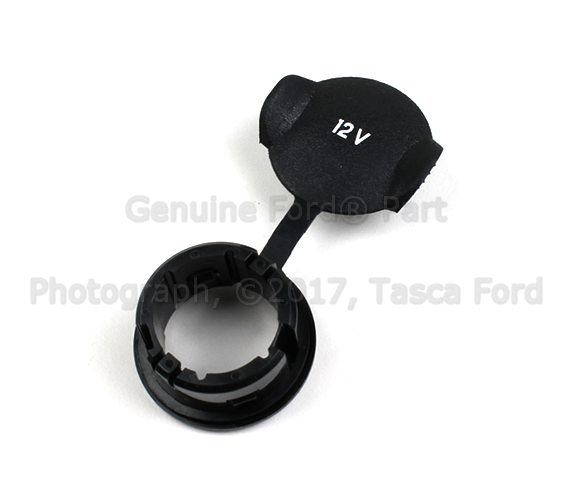 8S4Z19A487A - Body: Power Outlet Cap for Ford: F-250 Super Duty, F-350 Super Duty, F-450 Super Duty, Focus Image