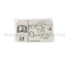 DU5Z5840245A - Body: Label for Ford Image