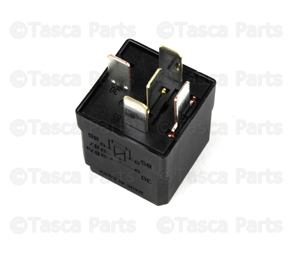 4727370AA - Electrical: Mini Relay for Chrysler: 200, 300, 300M, Aspen, Concorde, Pacifica, PT Cruiser, Sebring, Town &amp; Country, Voyager | Dodge: Avenger, Caliber, Caravan, Challenger, Charger, Dakota, Durango, Grand Caravan, Intrepid, Journey, Magnum, Neon, Ram 1500, Ram 2500, Ram 3500, Stratus, Viper | Jeep: Cherokee, Commander, Grand Cherokee, Grand Cherokee WK, Liberty, Wrangler | Ram: 1500, 1500 Classic, 2500, 3500, Dakota Image