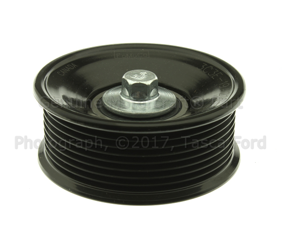 3C3Z8678EB - Maintenance &amp; Lubrication: Accessory Drive Belt Idler Pulley for Ford: E-350 Super Duty, E-450 Super Duty, Excursion, F-250 Super Duty, F-350 Super Duty, F-450 Super Duty, F-550 Super Duty Image