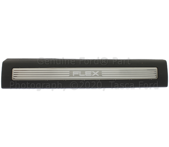 8A8Z7413209BA - Body: Door Sill Plates, Front, Charcoal Black for Ford Image