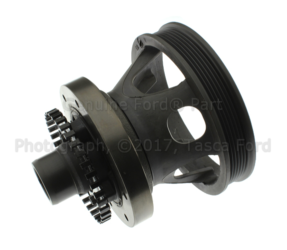 3L3Z6B321AA - Engine: Damper &amp; Pulley for Ford: E-150, E-150 Club Wagon, E-150 Econoline, E-150 Econoline Club Wagon, E-250, E-250 Econoline, F-150, F-150 Heritage Image