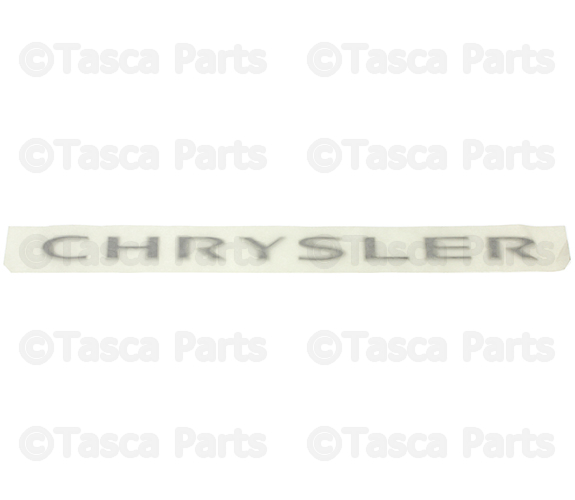 5303590AA - Exterior Ornamentation: Chrysler Nameplate for Chrysler: 300, PT Cruiser, Sebring | Dodge: Magnum Image