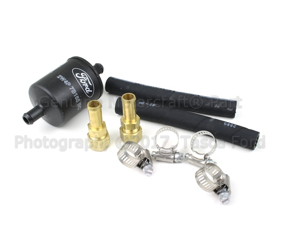 2W4Z7B155F - Cooling System: Filter Assembly for Ford: E-350 Super Duty Image