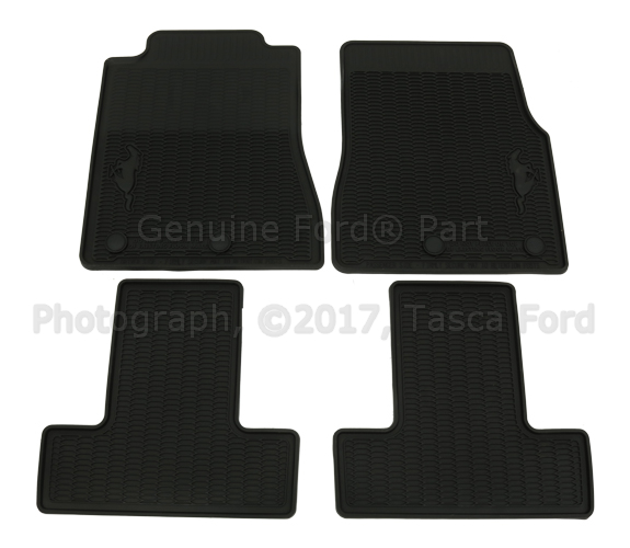 CR3Z6313300AA - Interior: Floor Mats, All Weather (Dual Button) for Ford: Mustang Image