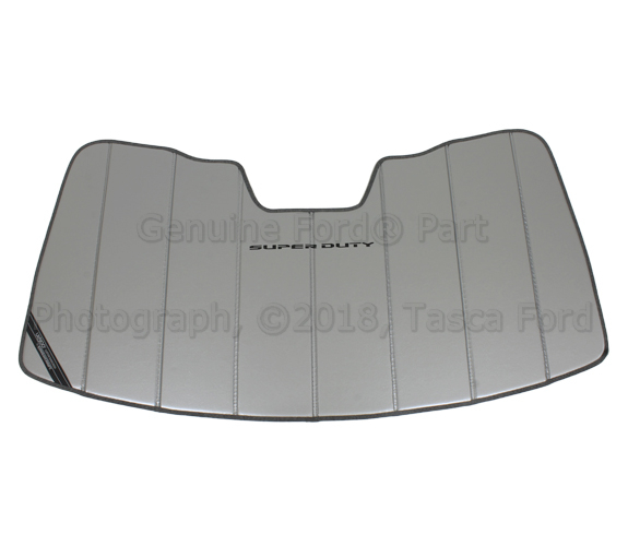 VJC3Z78519A02A - Interior: Windshield Sunscreen By Uvs100 Custom for Ford: E-350 Super Duty, E-450 Super Duty, F-250 Super Duty, F-350 Super Duty, F-450 Super Duty, F-550 Super Duty Image