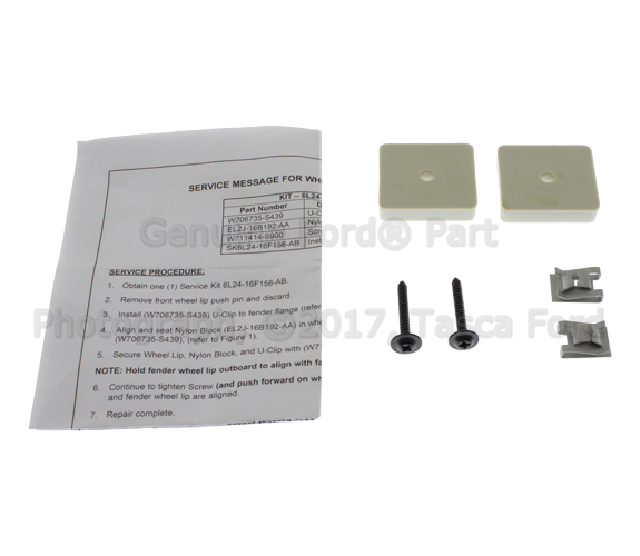 6L2Z78465K00A - Body: Front Molding Retainer for Ford: Explorer Image