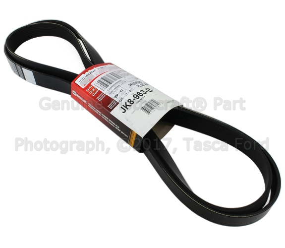 7C3Z8620P - Cooling System: Serpentine Belt for Ford: F-250 Super Duty, F-350 Super Duty, F-450 Super Duty, F-550 Super Duty Image