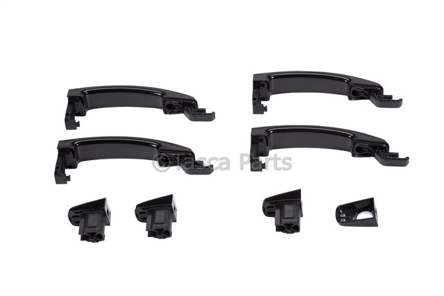 22817271 - Exterior: Door Handles, Black with Chrome Insert for GM Image