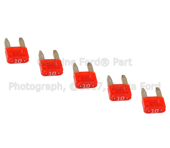 F2UZ14526M - Electrical: Fuse for Ford: C-Max, Crown Victoria, E-150, E-250, E-350 Super Duty, E-450 Super Duty, E-Transit, Edge, Escape, Expedition, Explorer, Explorer Sport Trac, F-150, F-250 Super Duty, F-350 Super Duty, F-450 Super Duty, Fiesta, Five Hundred, Flex, Focus, Fusion, Mustang, Police Interceptor Sedan, Police Interceptor Utility, Ranger, Special Service Police Sedan, Taurus, Taurus X, Transit Connect, Transit-150, Transit-250, Transit-350, Transit-350 HD | Lincoln: Mark LT, MKC, MKS, MKT, MKX, MKZ, Navigator, Town Car, Zephyr | Mercury: Grand Marquis, Marauder, Mariner, Milan, Montego, Mountaineer, Sable Image